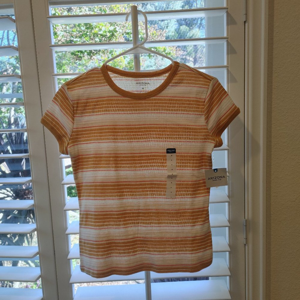 NEW W/TAGS JUNIOR'S STRIPED TOP